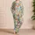 Hand Drawn Food and Drink Motifs for Cozy Brunch Lovers and Culinary Enthusiasts Satin Pajamas Set - 4