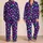 Pixel Balloons And Candy For Playful Birthday Lounging And Cozy Nights Satin Pajamas Set - 2