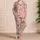 Watercolor Champagne Bottles and Cherries for Festive Holiday Lounging and Relaxation Satin Pajamas Set - 4