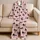 Black Cats in Bow-Tied Cocktail Glasses for Whimsical Cozy Nights at Home Satin Pajamas Set - 5