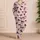 Black Cats in Bow-Tied Cocktail Glasses for Whimsical Cozy Nights at Home Satin Pajamas Set - 4