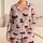 Black Cats in Bow-Tied Cocktail Glasses for Whimsical Cozy Nights at Home Satin Pajamas Set - 1