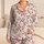 Japanese Cherry Blossoms For A Cozy Springtime Look And Relaxed Floral Style Satin Pajamas Set - 1