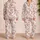 Japanese Cherry Blossoms For A Cozy Springtime Look And Relaxed Floral Style Satin Pajamas Set - 2
