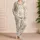 Pastel Hot Air Balloons for Cozy Weekend Lounging and Whimsical Travel Dreams Satin Pajamas Set - 4
