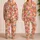 Ice Cream Cones, Watermelon And Seashells For Cheerful Summer Lounging At Home Satin Pajamas Set - 2