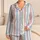 Pastel Vertical Stripes for Cozy Evenings and Relaxed Weekend Lounging Satin Pajamas Set - 1