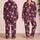 Pink Cherry Blossoms And Art Deco Vines For Cozy Spring Evenings At Home, Women Satin Pajamas Set - 2