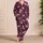 Pink Cherry Blossoms And Art Deco Vines For Cozy Spring Evenings At Home, Women Satin Pajamas Set - 4
