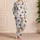 Preppy Teddy Bears in Blue Stripes for Cozy Weekend Lounging and Thoughtful Gift Giving Satin Pajamas Set - 4