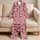 Y2K Leopard Heart And Checkerboard Bow Sleepover Lounge Style For Women And Teens Satin Pajamas Set - 5
