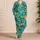 Gingerbread Men and Candy Canes for Cheerful Christmas Holiday Lounging Satin Pajamas Set - 4