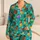 Gingerbread Men and Candy Canes for Cheerful Christmas Holiday Lounging Satin Pajamas Set - 1