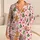 Fuchsia Gingerbread Cookies and Candy Canes for Cozy Christmas Celebrations at Home Satin Pajamas Set - 1