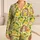 Hedgehog And Lemon Garden For Cozy Cottage Evenings And Cheerful Gift Giving All Year Satin Pajamas Set - 1