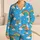 Rainbow Cloud And Star Motifs For Cheerful Cozy Nights And Relaxed Lounging Satin Pajamas Set - 1
