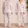 Watercolor Pink Bows for Cozy Nights and Romantic Getaway Lounging Satin Pajamas Set - 2
