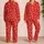 White Heart And Flower Motifs For Cozy Romantic Evenings And Sweet Gift Giving Satin Pajamas Set - 2