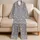Heather Grey and Blush Pink Stars for Cozy Bedtime Lounging and Sweet Gift Giving for Her Satin Pajamas Set - 5