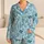 Blue Ocean Sea Life for Relaxing Coastal Getaways and Beach Trip Comfort Satin Pajamas Set - 1
