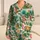 Tropical Monstera Leaves And Bright Bird Of Paradise Blooms For Relaxed Resort Lounging Satin Pajamas Set - 1
