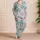 Colorful Mandala and Floral Motifs for Cozy Weekend Lounging and Relaxed Evenings Satin Pajamas Set - 4