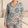 Colorful Mandala and Floral Motifs for Cozy Weekend Lounging and Relaxed Evenings Satin Pajamas Set - 1