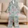 Colorful Mandala and Floral Motifs for Cozy Weekend Lounging and Relaxed Evenings Satin Pajamas Set - 5