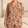 Fresh Peach Fruit Motif for Cozy Lounging and Relaxed Weekend Mornings at Home Satin Pajamas Set - 1