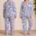 Dreamy Moon Cloud and Star Motif for Cozy Bedtime Lounging Satin Pajamas Set - 2