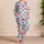 Blue and Magenta Butterflies with Pink Stars for Cozy Evenings and Relaxed Weekends Satin Pajamas Set - 4