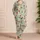 Watermelon Slices And Daisy Blooms For Cheerful Summer Lounging And Cozy Gift Giving Satin Pajamas Set - 4