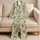Watermelon Slices And Daisy Blooms For Cheerful Summer Lounging And Cozy Gift Giving Satin Pajamas Set - 5