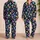 Glowing Fantasy Mushrooms for Cozy Nights, Dreamy Cottagecore Gift for Her Satin Pajamas Set - 2