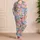 Friendly Tropical Dinosaurs for Cozy Nights and Playful Weekend Lounging at Home Satin Pajamas Set - 4