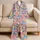 Friendly Tropical Dinosaurs for Cozy Nights and Playful Weekend Lounging at Home Satin Pajamas Set - 5