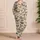 Indigo Butterfly Motif for Cozy Evenings and Relaxed Lounging at Home Satin Pajamas Set - 4
