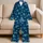 Turquoise Sea Turtles for Cozy Coastal Evenings and Relaxed Beach Getaways Satin Pajamas Set - 5