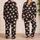 Pink Daisy Blooms for Cozy Evenings and Relaxed Nights, A Sweet Gift for Her at Home Satin Pajamas Set - 2