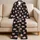 Pink Daisy Blooms for Cozy Evenings and Relaxed Nights, A Sweet Gift for Her at Home Satin Pajamas Set - 5