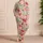 Strawberry Mint Donuts for Sweet Cozy Weekend Lounging Satin Pajamas Set - 4
