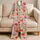 Strawberry Mint Donuts for Sweet Cozy Weekend Lounging Satin Pajamas Set - 5