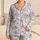 Indigo Rose Blooms for Relaxing Evenings and Cozy At-Home Comfort Satin Pajamas Set - 1