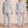 Indigo Rose Blooms for Relaxing Evenings and Cozy At-Home Comfort Satin Pajamas Set - 2