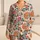 Celestial Sun Moon Roses and Strawberries for Cozy Bohemian Evenings and Lounging Satin Pajamas Set - 1