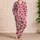 Blush Cherries and Red Bows for Cozy Evenings and Sweet Holiday Gifting for Her Satin Pajamas Set - 4