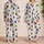 Colorful Hockey Players for Cozy Game Night Lounging and Winter Weekends Satin Pajamas Set - 2