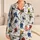 Colorful Hockey Players for Cozy Game Night Lounging and Winter Weekends Satin Pajamas Set - 1