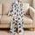Colorful Hockey Players for Cozy Game Night Lounging and Winter Weekends Satin Pajamas Set - 5
