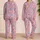 Colorful Cartoon Hearts for Cozy Lounging and Sweet Valentine Moments Satin Pajamas Set - 2